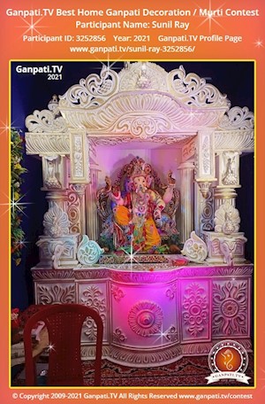 Sunil Ray Home Ganpati Picture