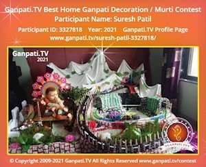 Suresh Patil Home Ganpati Picture