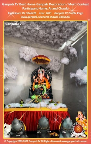 Anand Chawla Home Ganpati Picture