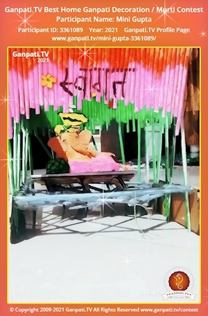 Mini Gupta Home Ganpati Picture