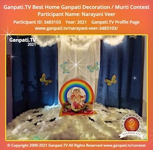 Narayani Veer Home Ganpati Picture