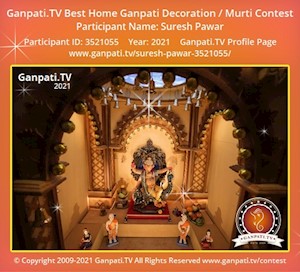 Suresh Pawar Home Ganpati Picture