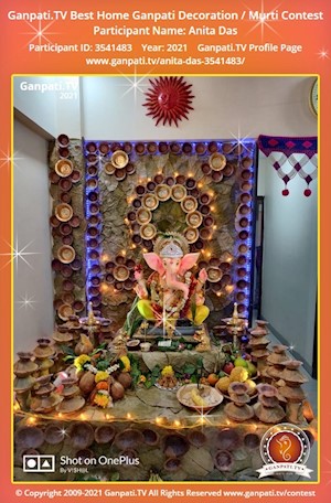 Anita Das Home Ganpati Picture