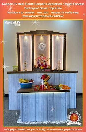 Tejas Kini Home Ganpati Picture