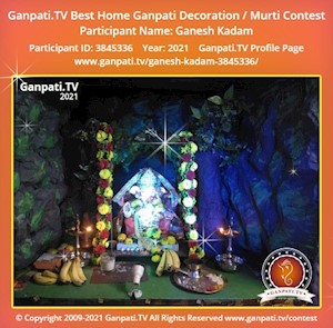 Ganesh Kadam Home Ganpati Picture