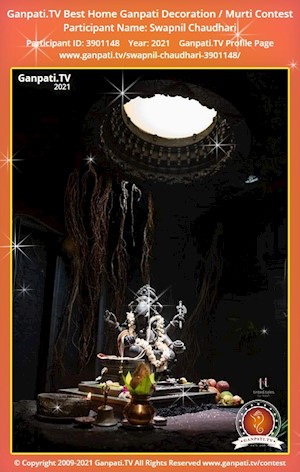 Swapnil Chaudhari Home Ganpati Picture