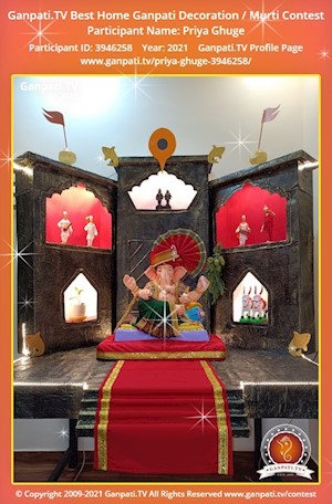 Priya Ghuge Home Ganpati Picture