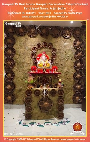 Arjun Jedhe Home Ganpati Picture