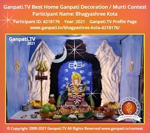 Bhagyashree Kota Home Ganpati Picture