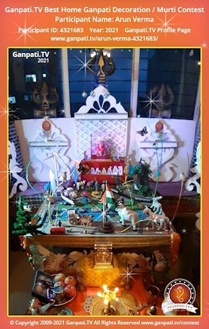 Arun Verma Home Ganpati Picture