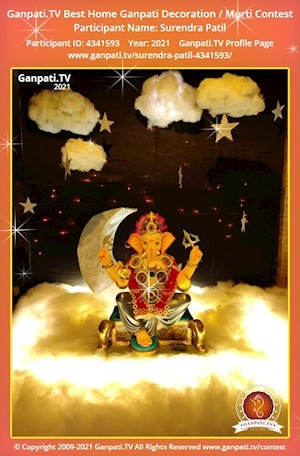 Surendra Patil Home Ganpati Picture