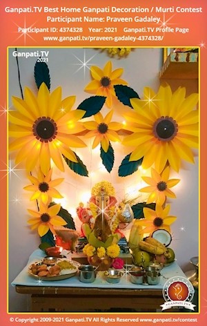 Praveen Gadaley Home Ganpati Picture