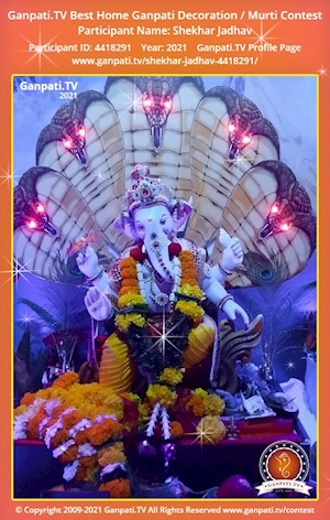 Shekhar Jadhav Home Ganpati Picture