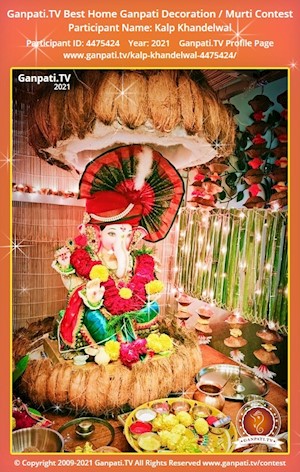 Kalp Khandelwal Home Ganpati Picture