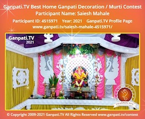 Saiesh Mahale Home Ganpati Picture