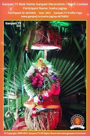 Sneha Jagtap Home Ganpati Picture