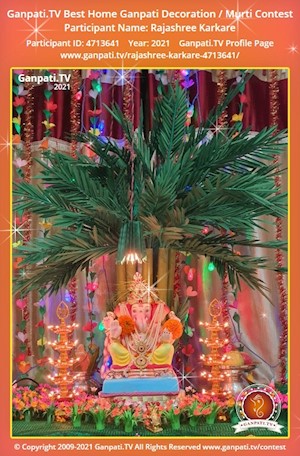 Rajashree Karkare Home Ganpati Picture