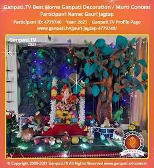 Gauri Jagtap Home Ganpati Picture