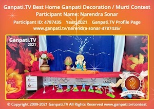 Narendra Sonar Home Ganpati Picture