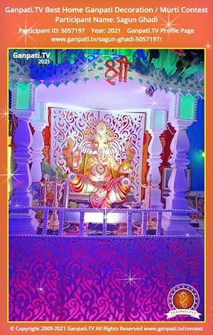 Sagun Ghadi Home Ganpati Picture