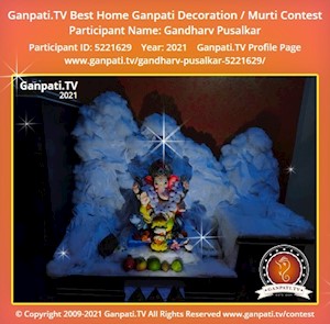 Gandharv Pusalkar Home Ganpati Picture