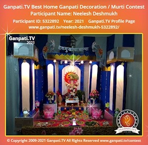 Neelesh Deshmukh Home Ganpati Picture