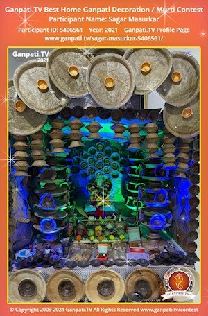 Sagar Masurkar Home Ganpati Picture