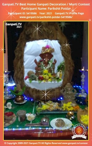 Parikshit Potdar Home Ganpati Picture