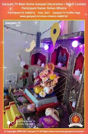 Rohan Mhatre Home Ganpati Picture