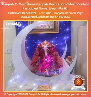 Jainam Parikh Home Ganpati Picture