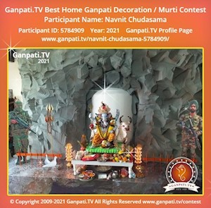 Navnit Chudasama Home Ganpati Picture