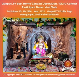 Viral Shah Home Ganpati Picture