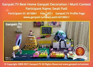 Swati Patil Home Ganpati Picture