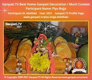 Piyu Bojja Home Ganpati Picture