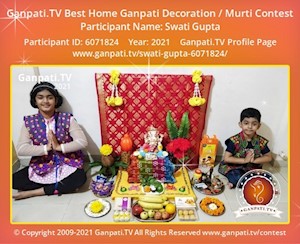 Swati Gupta Home Ganpati Picture