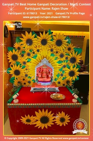 Rajen Shaw Home Ganpati Picture