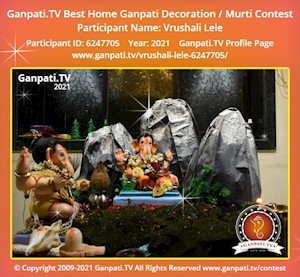 Vrushali Lele Home Ganpati Picture