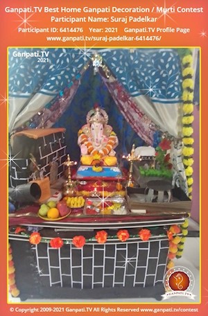 Suraj Padelkar Home Ganpati Picture