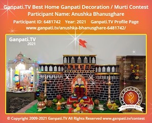 Anushka Bhanusghare Home Ganpati Picture