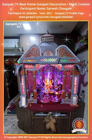 Sarvesh Chougale Home Ganpati Picture