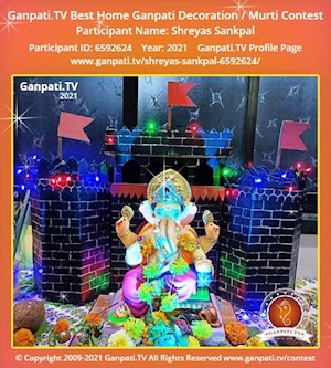 Shreyas Sankpal Home Ganpati Picture