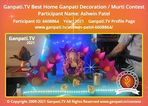 Ashwin Patel Home Ganpati Picture