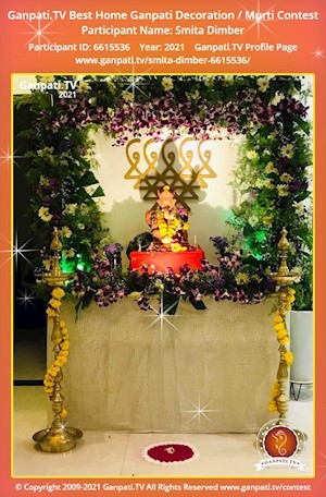 Smita Dimber Home Ganpati Picture