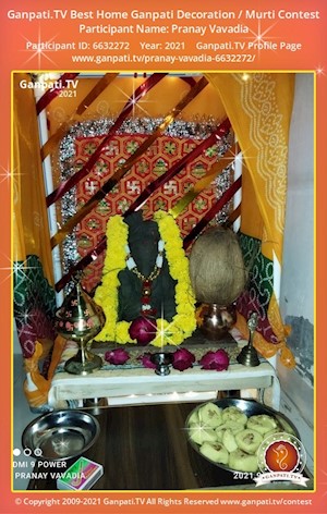 Pranay Vavadia Home Ganpati Picture