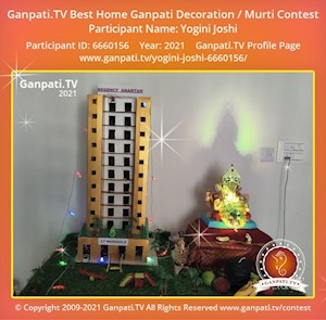 Yogini Joshi Home Ganpati Picture