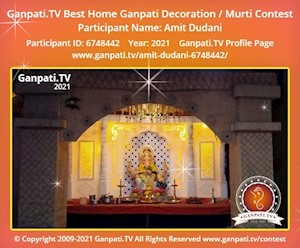 Amit Dudani Home Ganpati Picture