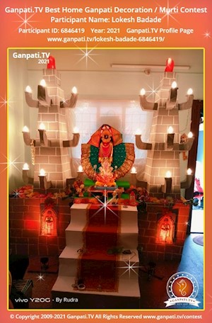 Lokesh Badade Home Ganpati Picture