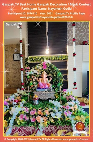 Nayanesh Gudla Home Ganpati Picture