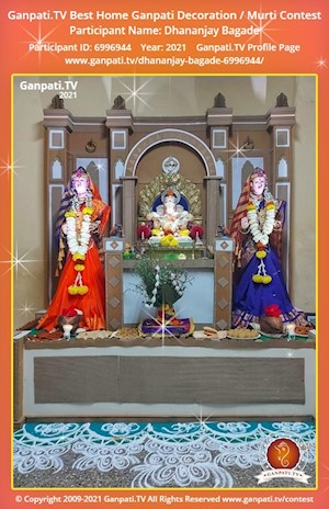 Dhananjay Bagade Home Ganpati Picture