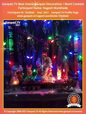 Nagesh Wankhede Home Ganpati Picture